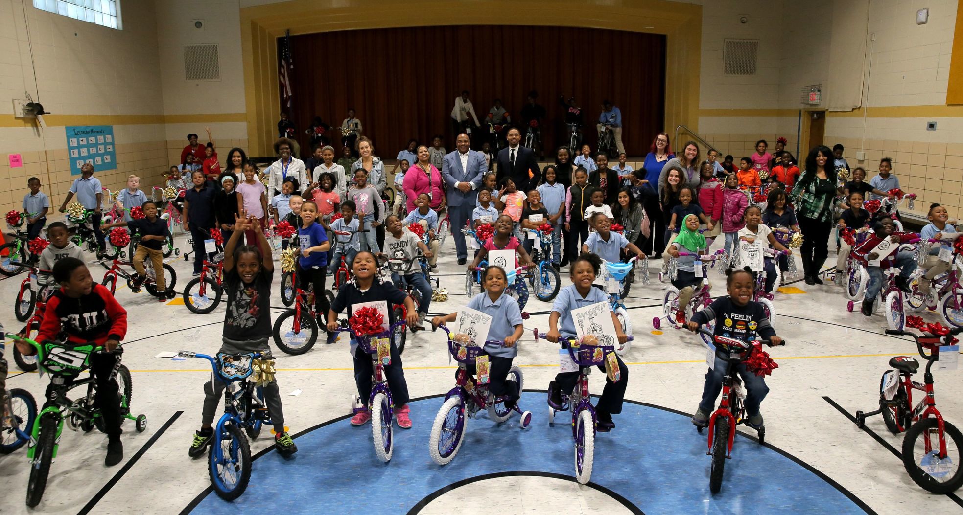 Bikes donated to Peabody Elementary School